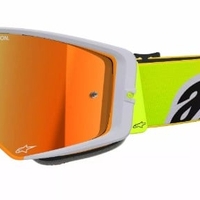 Мотокрос очила ALPINESTARS SUPERTECH CORP YLW/GREY MIRROR-RED