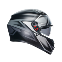 КАСКА  AGV K3 COMPOUND MATT BLACK/GREY