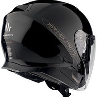КАСКА ЗА СКУТЕР MT THUNDER 3 SOLID GLOSS BLACK