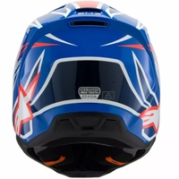 Детска мотокрос каска ALPINESTARS SM3 WURX BLUE/RED/WT/BK
