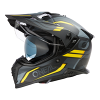 Каска O'NEAL A-SRS SPIKE BLACK/GRAY/YELLOW