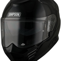 Каска SIMPSON VENOM SOLID GLOSS BLACK
