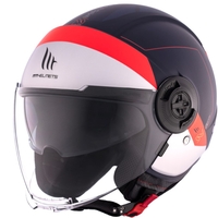 КАСКА ЗА СКУТЕР MT VIALE S SV 68 UNIT D7 MATT BLUE/WHITE/RED