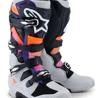 Мотокрос ботуши ALPINESTARS TECH 7 BLK/LT GY/ORG FL/MAG