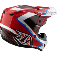 Детска мотокрос каска TROY LEE DESIGNS GP Shutter - Red/White