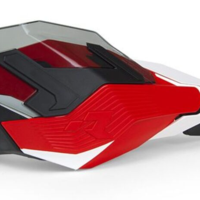 Предпазител за кормило RACETECH HP3 Adventure Handguards Red/White