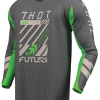 Мотокрос джърси THOR LAUNCHMODE FUTURA CHAR/GRN