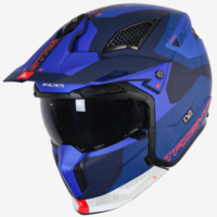 КАСКА MT STREETFIGHTER S TOTEM  C17 MATT 2 PEARL BLUE