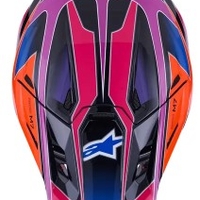 Мотокрос каска ALPINESTARS SM7 FUSE BLU/PU/PINK