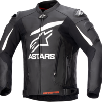 Кожено яке ALPINESTARS GP PLUS R V4 BLACK/WHITE