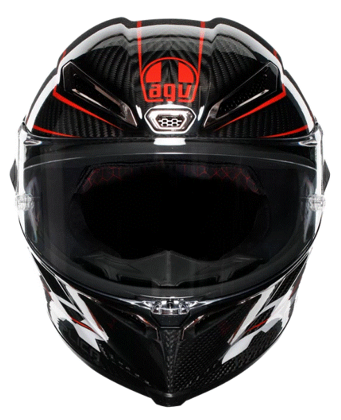 КАСКА AGV PISTA GP RR PERFORMANTE CARBON/RED