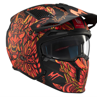 КАСКА MT STREETFIGHTER SV S HELLISH B5 MATT