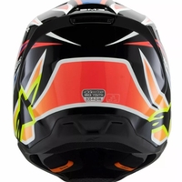 Детска мотокрос каска ALPINESTARS SM3 WURX BLK/YL/B