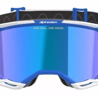 Мотокрос очила ALPINESTARS VISION 8 CORP BL/WT MIRROR-BLUE