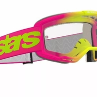Мотокрос очила ALPINESTARS VISION 5 WORDMARK PINK/YLW CLEAR
