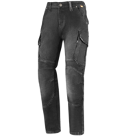 Мото дънки SECA SQUARE II SHORT WASHED BLACK