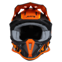 Mотокрос каска Just1 J-18 F Hexa Orange/Titanium/Black