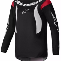Мотокрос джърси Alpinestars FLUID HAUL BLACK/WHITE