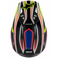 Детска каска ALPINESTARS SM3 WURX BLK/YL/B