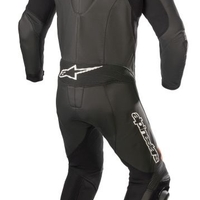 Кожен мото екип ALPINESTARS GP FORCE CHASER V2 1PC BLACK/FLUO RED