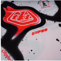 Детско мотокрос джърси TROY LEE DESIGNS GP Pro Membrane Youth Jersey - White/Infra Red