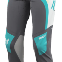 Дамски мотокрос брич  THOR  SPORTMODE VELOCITY GREY/AQUA