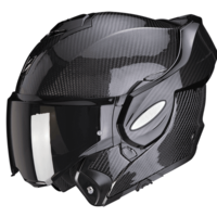 Модуларна каска SCORPION Exo-Tech Evo Carbon SOLID BLACK