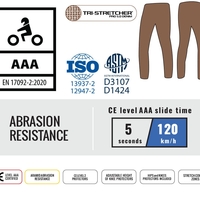 Мото дънки TRILOBITE 2461 PARADO MONOLAYER AAA BLUE SHORT