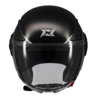 КАСКА ЗА СКУТЕР METRO S SOLID V2 A1 BLACK GLOSS