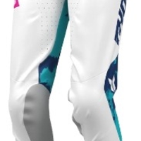 Дамски мотокрос брич THOR WMN LAUNCHMODE BLEACH WHT/AQ