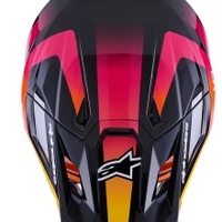 Мотокрос каска ALPINESTARS SM7 RISE BLK/YL/PINK