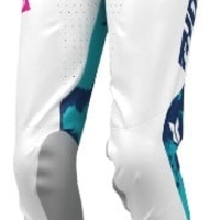 Дамски мотокрос брич THOR WMN LAUNCHMODE BLEACH WHT/AQ