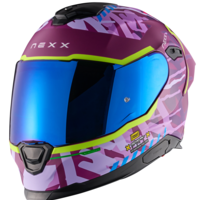 Каска NEXX Y100R URBANGRAM AUBERGINE MATT