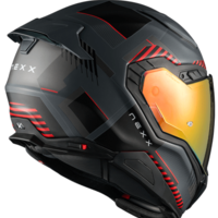 Каска NEXX X.WST3 FLUENCE GREY RED MATT