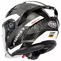 Скутерова каска Premier JT5 Carbon MA 8 BLACK/WHITE