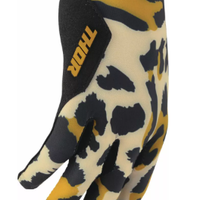 Дамски мотокрос ръкавици THOR WOMENS SPORTMODE CHEETAH TAN/BLACK