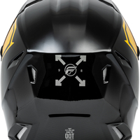 Мотокрос каска FLY RACING Formula Kinetic Menace - Black/Sunrise