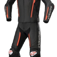 КОЖЕН ЕКИП ALPINESTARS Coveralls MISSILE V2 BLACK/FLUO RED