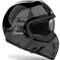 Kаска за скутер AIROH Raster Dark Grey Gloss