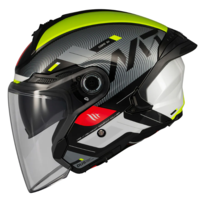 Скутер каска MT COSMO SV SILENCE B3 YELLOW GLOSS