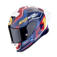 Каска Scorpion EXO-R1 Evo II Air Coup Blue-Red-Yellow