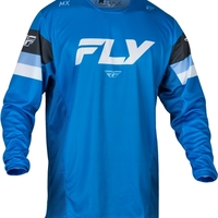 Мотокрос блуза FLY RACING Kinetic Prix- Bright Blue/Charcoal/White
