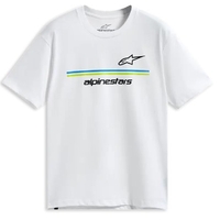 Тениска ALPINESTARS SS CSF LANES WHITE
