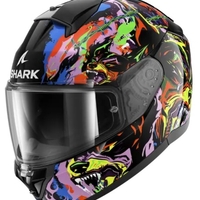 Каска SHARK RIDILL 2 RAGING BEAST Black Violet Yellow