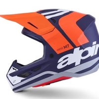 Мотокрос каска ALPINESTARS SM7 CORE ORAN/BLUE