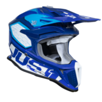 Mотокрос каска Just1 J-18 F Hexa White/Blue