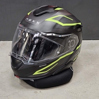 Каска NEXX X.LIFETOUR FLIP UP PRO MILE NEON GRAY L - ВЪРНАТА БРОЙКА