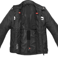 Текстилно мото яке SPIDI SOLAR TEX BLACK/WHITE