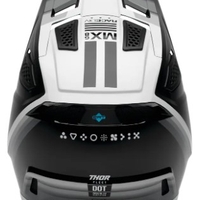 Мотокрос каска THOR FLEET DEFY BK/WH