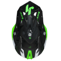 Mотокрос каска Just1 J-18 F Hexa Green Fluo/White/Titanium